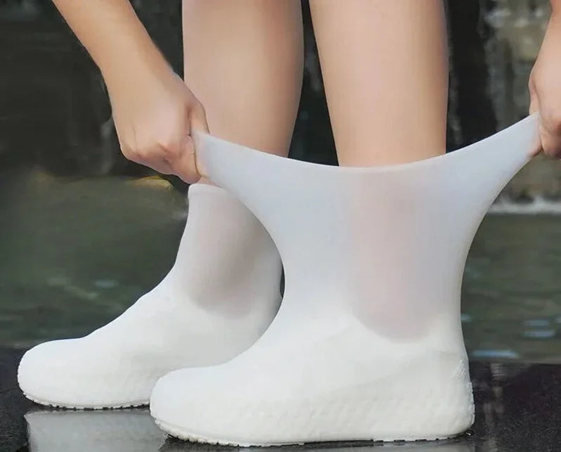 Overshoes Accessories For Outdoor Rainy Day 1 Pair Silicone WaterProof Shoe Covers Lipresistant Rub 4