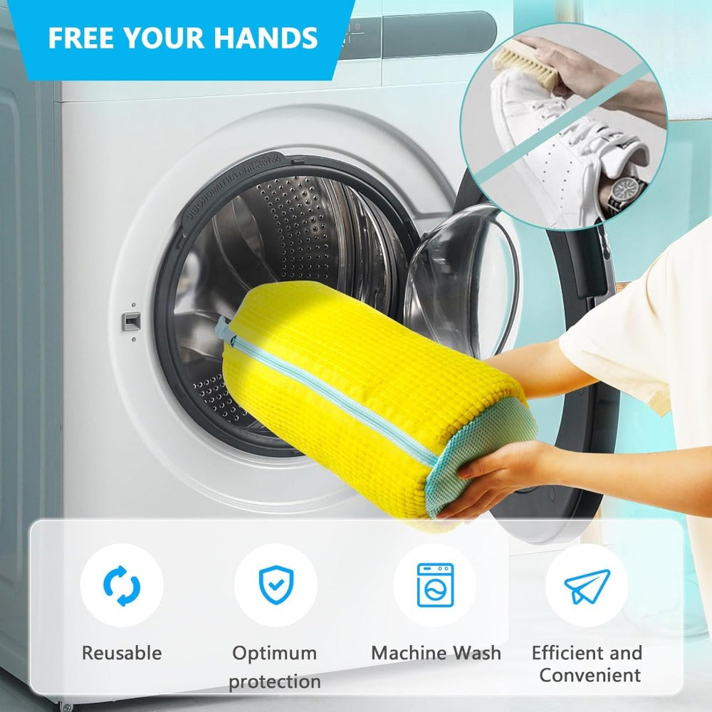 Laundry Wash Bag for All Shoe Types, Durable Shoe Washing Machine Bag, Ideal for Sneakers, Casual Shoes