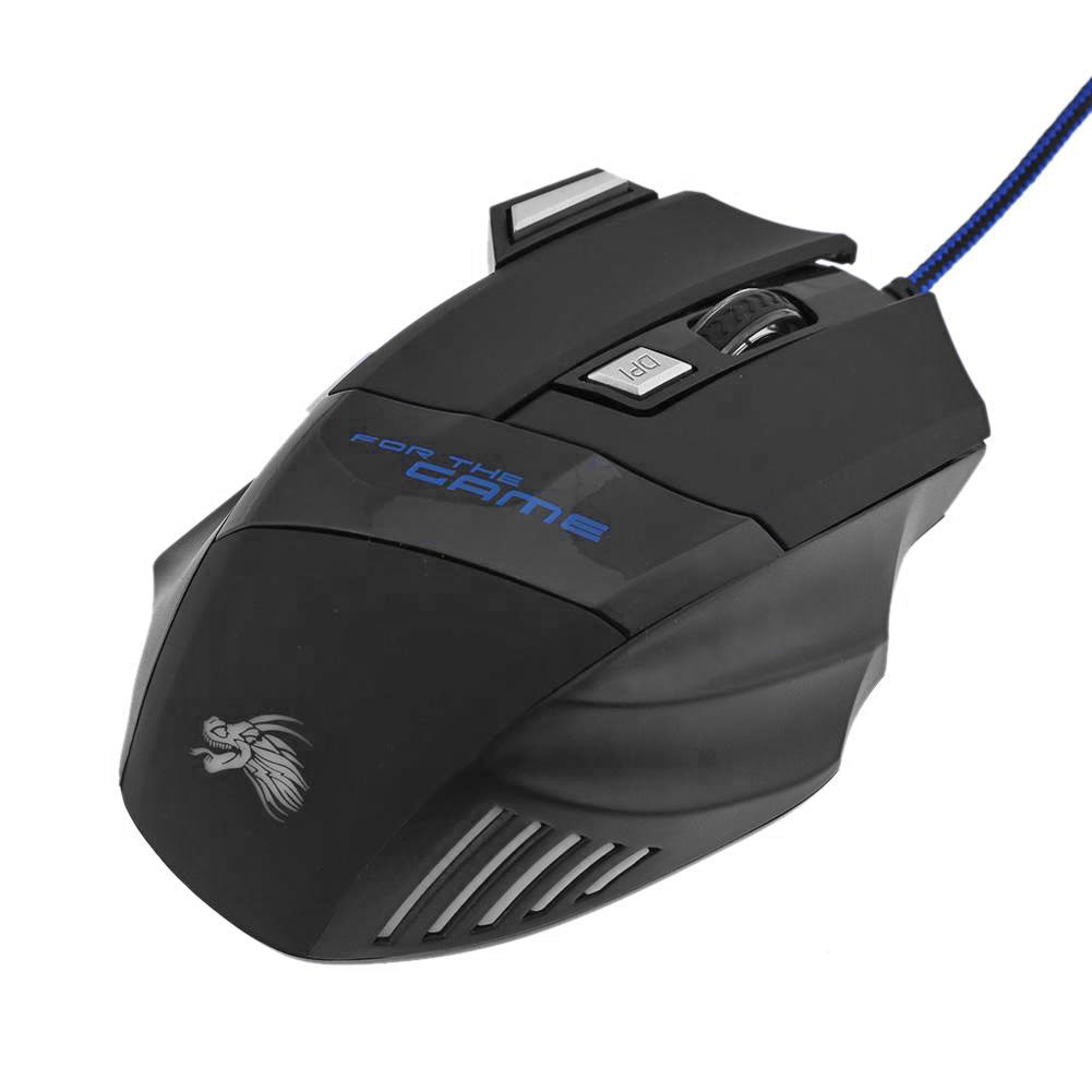 USB Wired Gaming Mouse Adjustable DPI Optical Mice Ergonomic Back Lit Button Design For PC Gamer Co 3