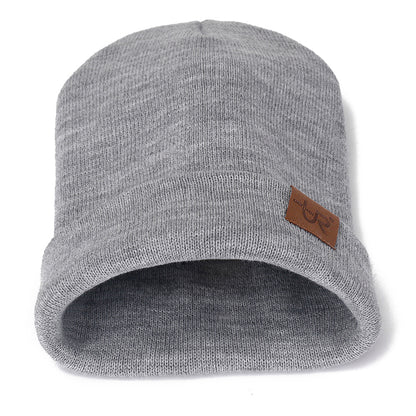 Casual Beanie For Men & Women, Soft Knitted Hat, Unisex Beanie Hat, Stylish Plain Daily Winter Hat