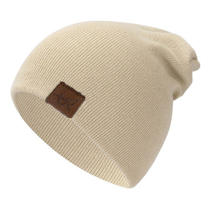 Casual Beanie For Men & Women, Soft Knitted Hat, Unisex Beanie Hat, Stylish Plain Daily Winter Hat