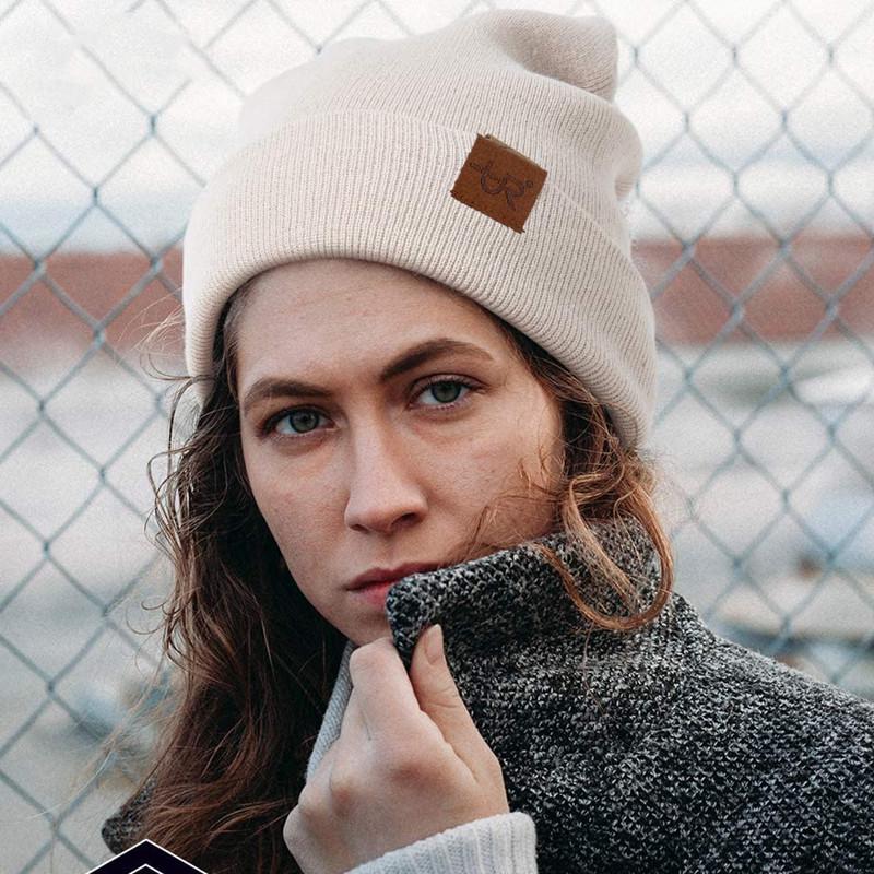 Casual Beanie For Men & Women, Soft Knitted Hat, Unisex Beanie Hat, Stylish Plain Daily Winter Hat
