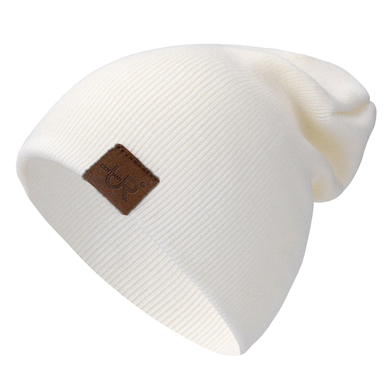Casual Beanie For Men & Women, Soft Knitted Hat, Unisex Beanie Hat, Stylish Plain Daily Winter Hat