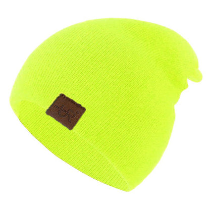 Casual Beanie For Men & Women, Soft Knitted Hat, Unisex Beanie Hat, Stylish Plain Daily Winter Hat