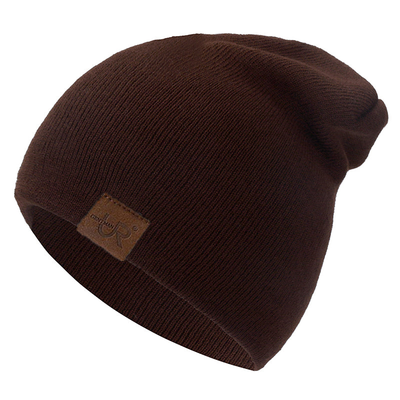 Casual Beanie For Men & Women, Soft Knitted Hat, Unisex Beanie Hat, Stylish Plain Daily Winter Hat