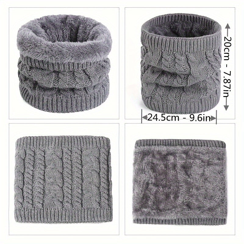 Neck Warm Scarf Fashion Polyester Fiber Comfortable Winter Accessories Men And Women Cold Weather 2