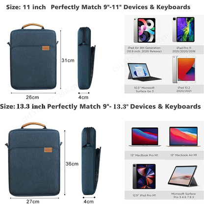 Tablet Bag Pouch, iPad Pro Tablet Sleeve Bag, Protective Tablet Case