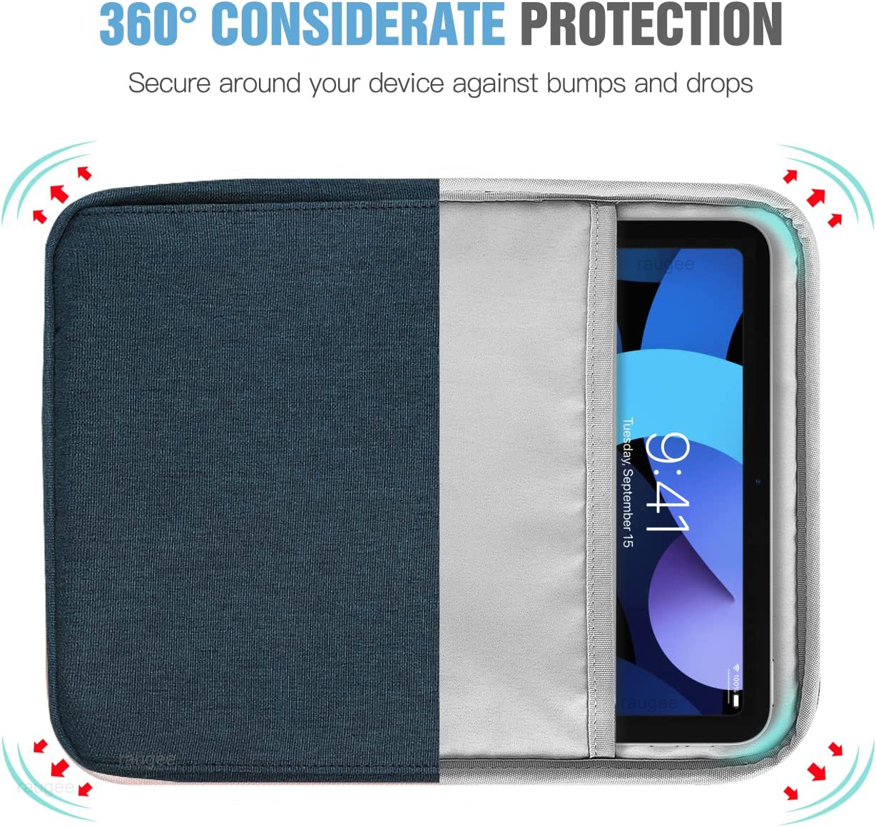 Tablet Bag Pouch, iPad Pro Tablet Sleeve Bag, Protective Tablet Case
