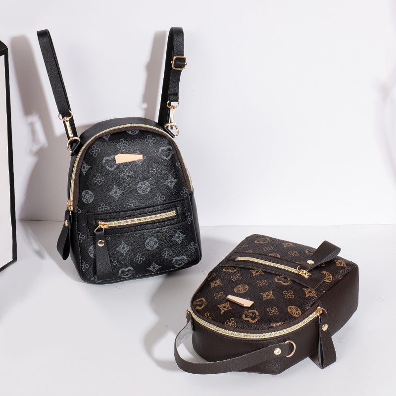 Fashion Backpack Womens Flower Backpack Ladies Bag Fresh And Sweet Student Bag 1