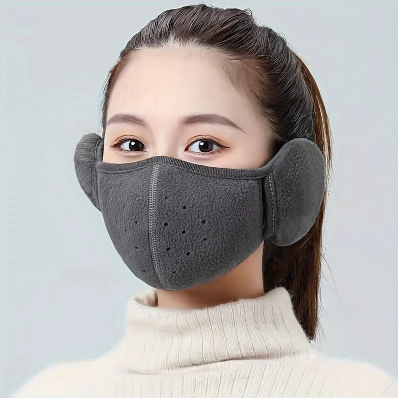 Full Cover Face Mask Outdoor Windproof Mask, Winter Mask Warm Mask, Breathable Thickened Dustproof Reusable Mask