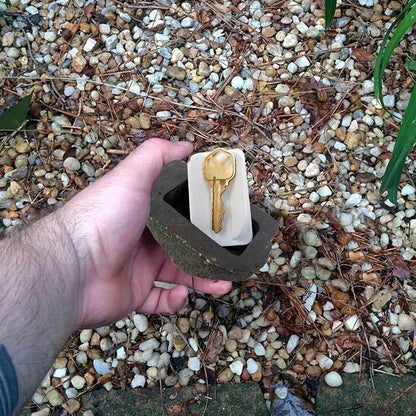 Stone Simulation Key Box Outdoor Hidden Door Key Box Hidden Home Accessories Courtyard Home Decor 2