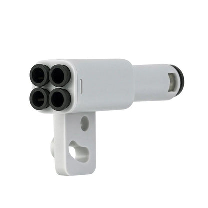 4 In 1 PTFE MultiFeed Adapter For BambuLab X1 P1 Series Seamless AMS Material Pipe Expansion Port 6