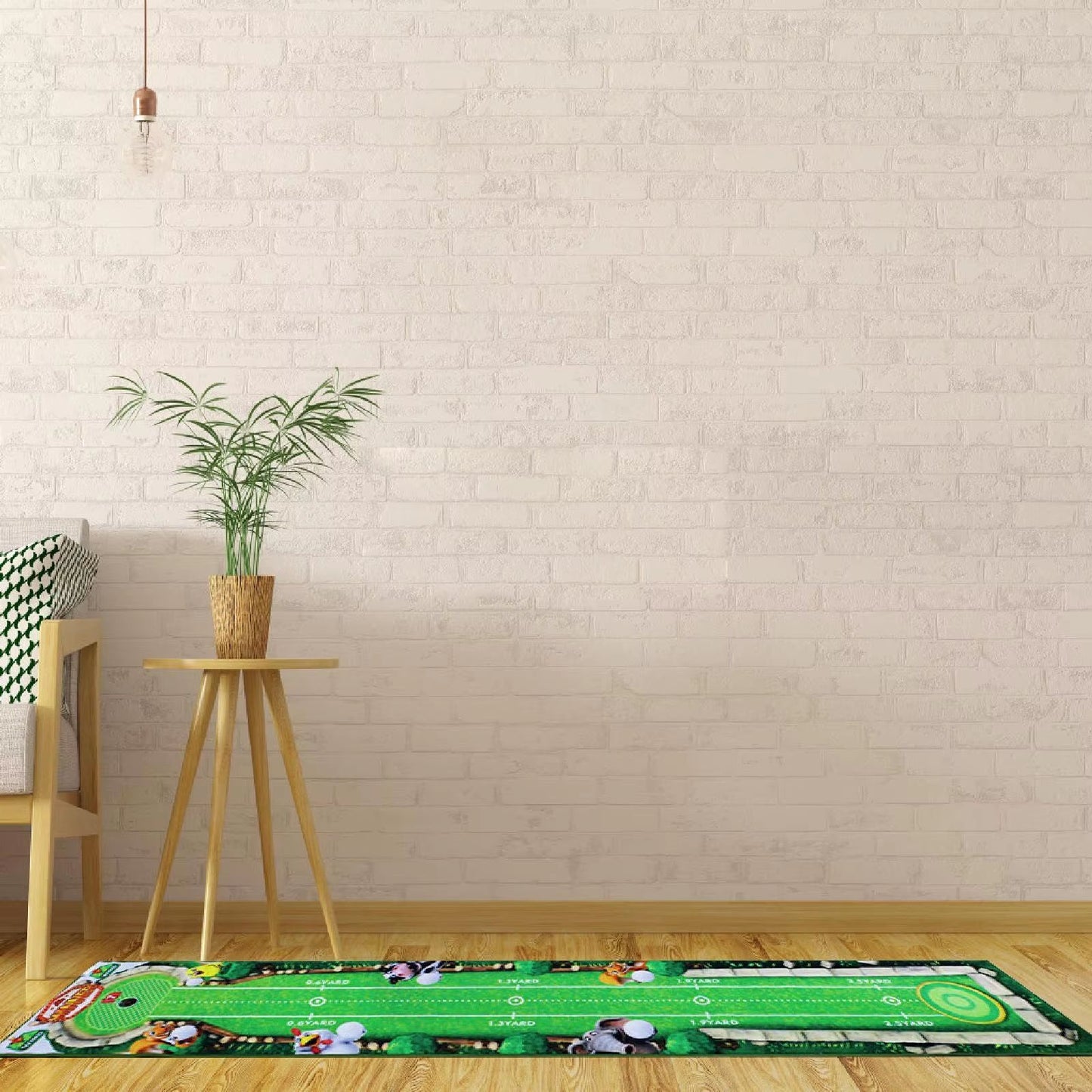Portable Golf Putting Mat Training Aid For Home And Lawn 1