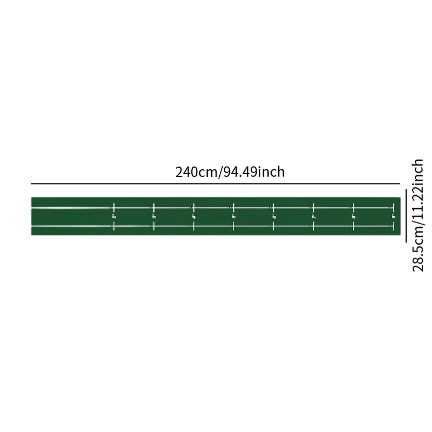 Portable Golf Putting Mat Training Aid For Home And Lawn 11