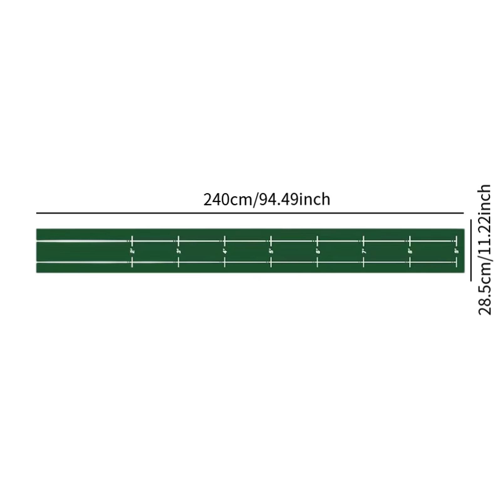 Portable Golf Putting Mat Training Aid For Home And Lawn 11