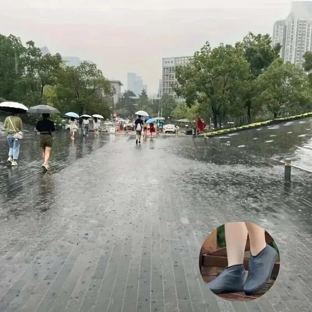 Protector Cover Boots Gear, Rain Shoe Covers Waterproof Covers for Shoes, Household Merchandises Home Garden