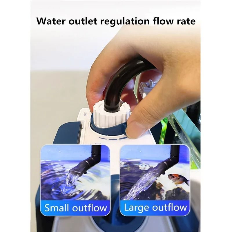 Fish Tank Filter With Oxygenation And Water Purification System 3