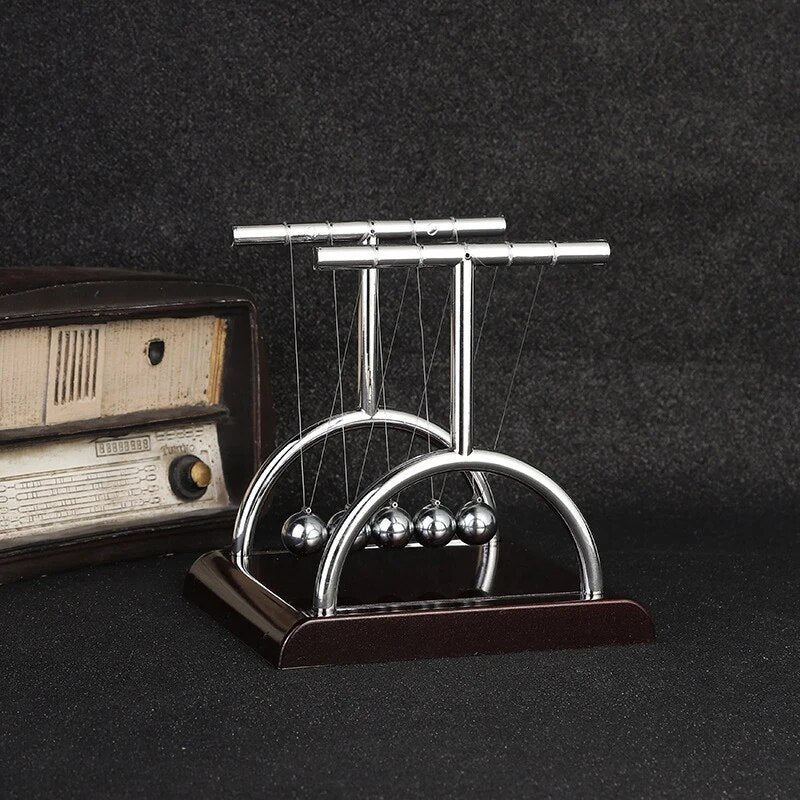 Newtons Cradle, Physics Desktop Toy, Steel Ball Pendulum, Stress Relief, Teaching Supplies, Home Decoration, Science Gi