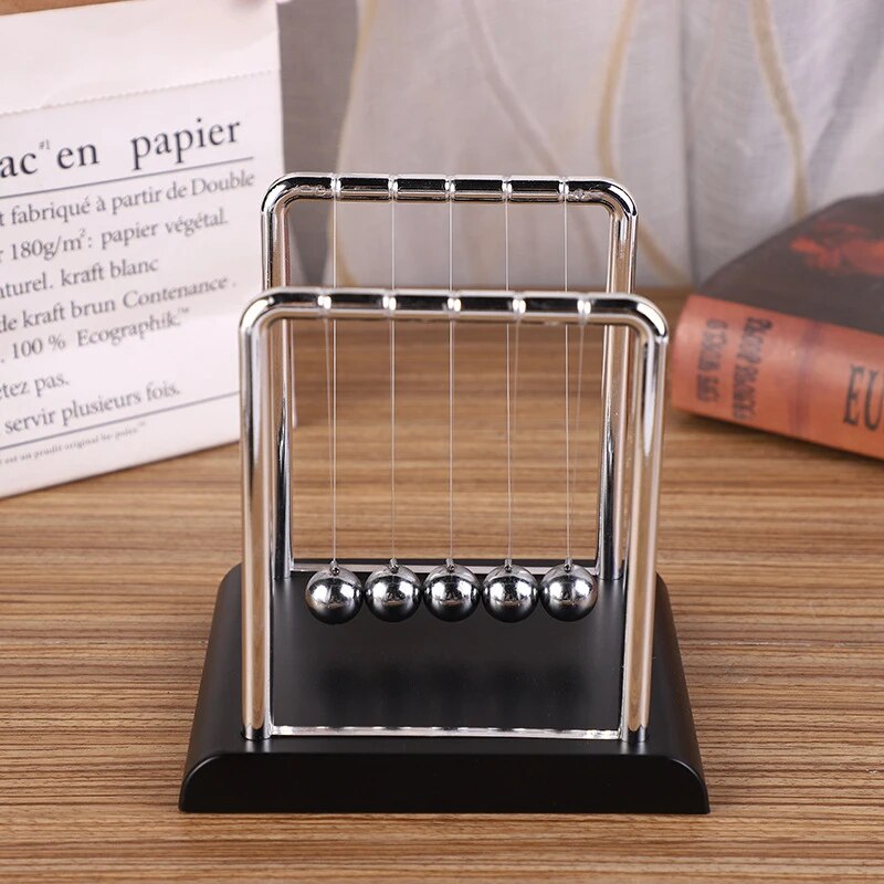 Newtons Cradle, Physics Desktop Toy, Steel Ball Pendulum, Stress Relief, Teaching Supplies, Home Decoration, Science Gi