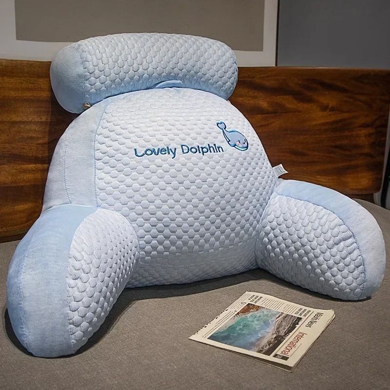 Ice Peas Bedside Cushion Soft Backrest Reading Pillow 8