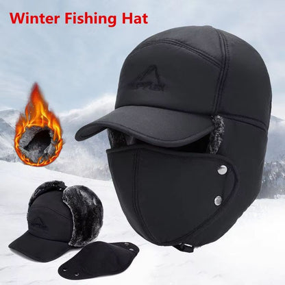 Winter Thickened Faux-Fur Baseball Cap for Extreme Cold (Unisex)