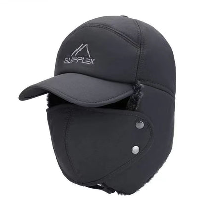 Winter Thickened FauxFur Baseball Cap For Extreme Cold Unisex 7
