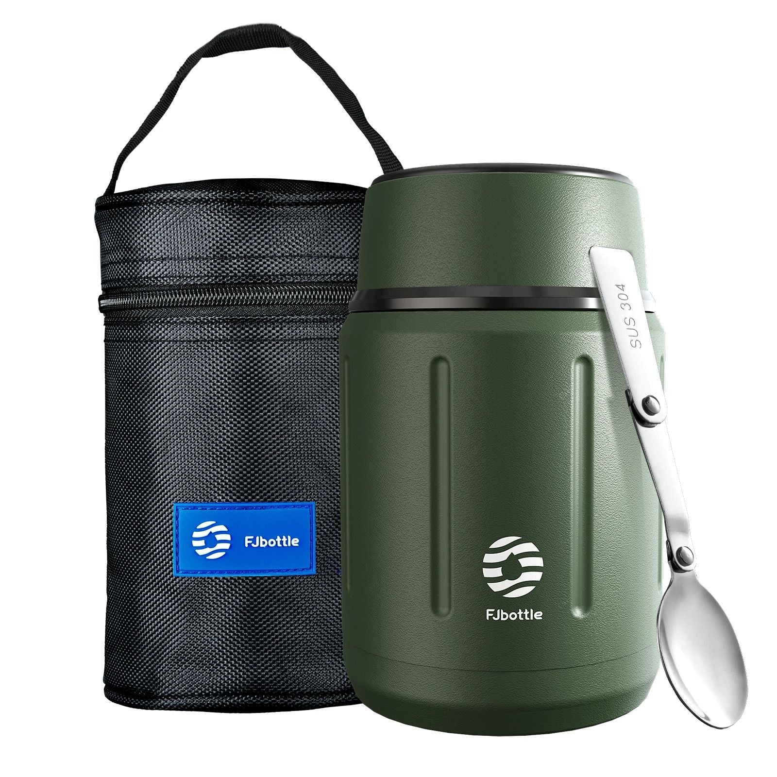 Food Thermos Vacuum Lunch Box Stainless Steel 750ML with Spoon