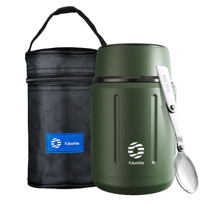 Food Thermos Vacuum Lunch Box Stainless Steel 750ML with Spoon