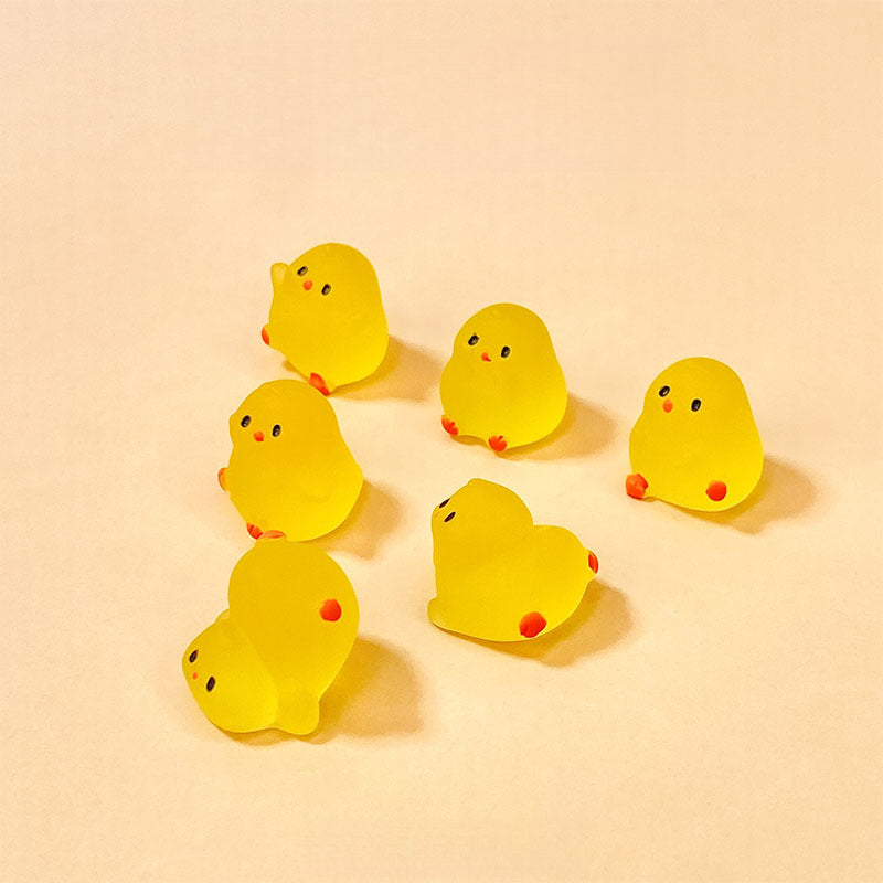 Mini Glow In Dark Chicken Fluorescent Chubby Chicken Crafts Decorative Home Decor Accessories Minia 3
