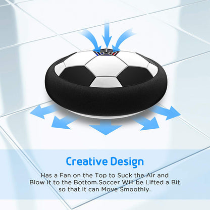 Electric Floating Football with LED Light Music, Hover Soccer Ball Toys for Children, Outdoor Soccer Ball Game Sport Toy