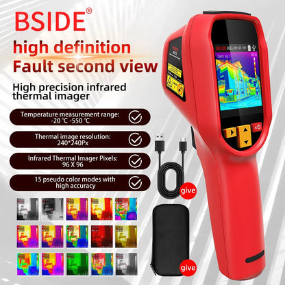 Professional Handheld Thermal Imager Camera With 240x240 Resolution And High Temperature Range Dete 1