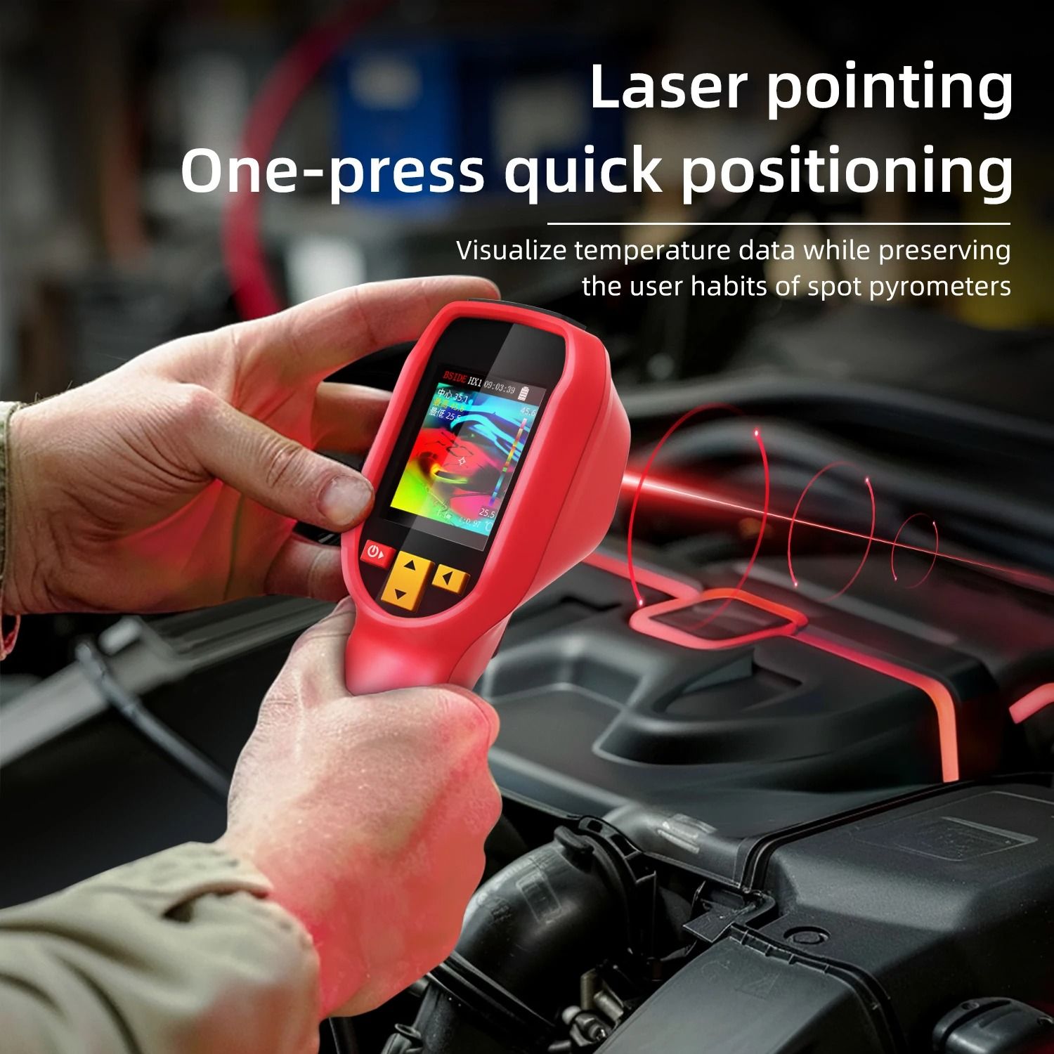 Professional Handheld Thermal Imager Camera With 240x240 Resolution And High Temperature Range Dete 3