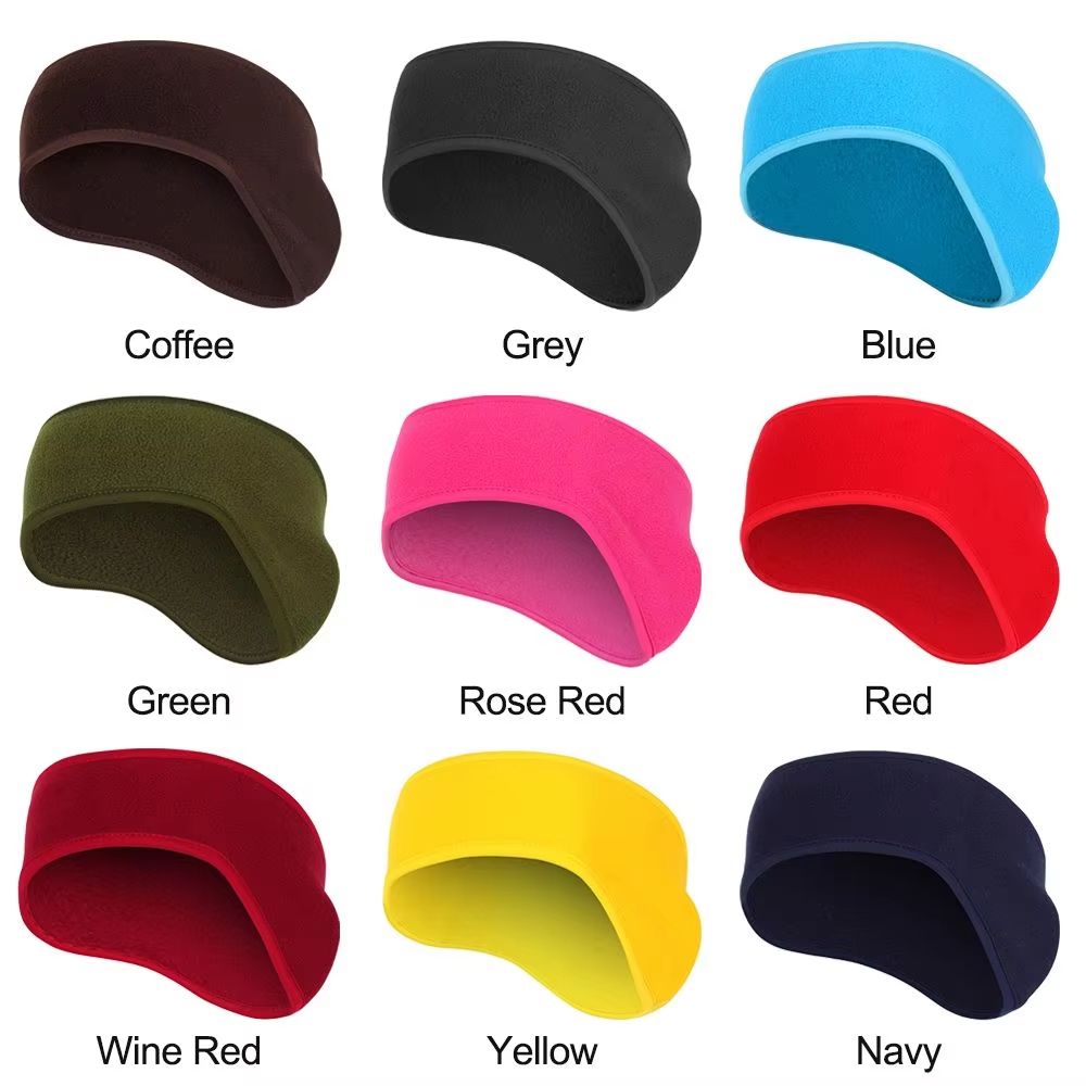 Fleece Winter Ear Warmer Headband For Outdoor Sports 3