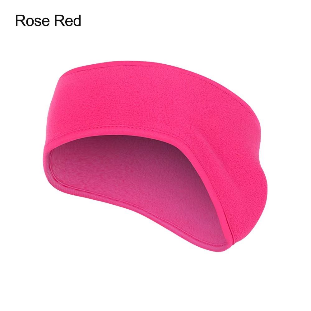 Fleece Winter Ear Warmer Headband For Outdoor Sports 11