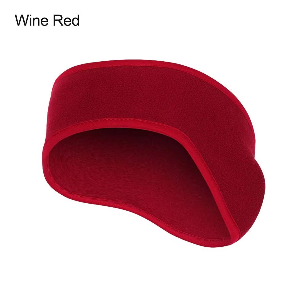 Fleece Winter Ear Warmer Headband For Outdoor Sports 13