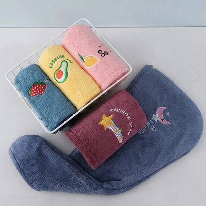 Quickly Dry Hair Hat, Soft Super Absorbent Hair Towel, Cute Women Head Wrap, Bathroom Hair Dry Bonnets