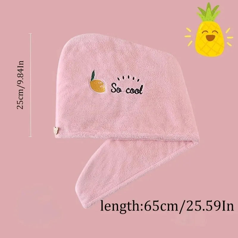 Quickly Dry Hair Hat, Soft Super Absorbent Hair Towel, Cute Women Head Wrap, Bathroom Hair Dry Bonnets