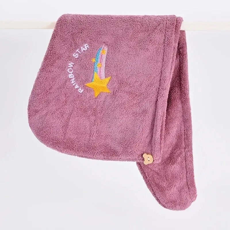 Quickly Dry Hair Hat, Soft Super Absorbent Hair Towel, Cute Women Head Wrap, Bathroom Hair Dry Bonnets