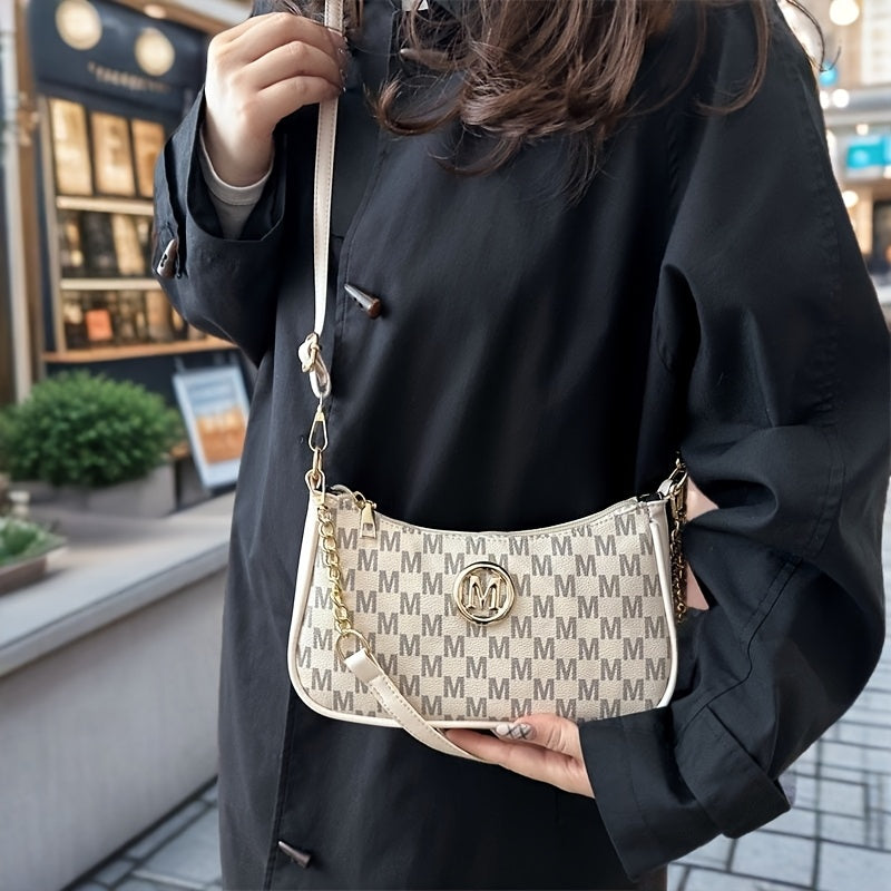 Adjustable Strap Women Messenger Vintage Style Handbag Sophisticated Shoulder Bag Tote Bag Purse 4