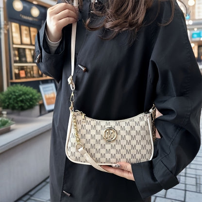 Adjustable Strap Women Messenger Vintage Style Handbag Sophisticated Shoulder Bag Tote Bag Purse 4