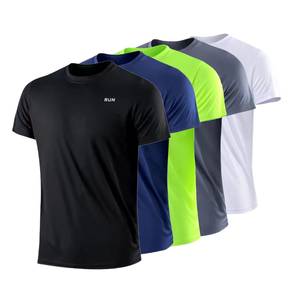 Men's Quick-Dry Moisture-Wicking Gym & Running Tee