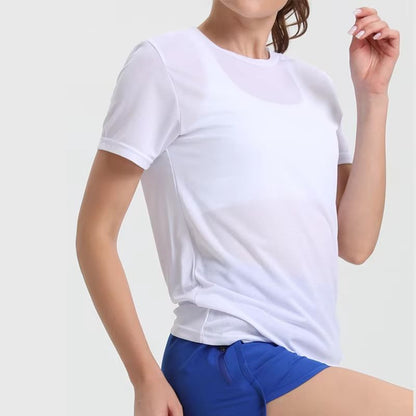 Ultralight QuickDry Womens Sport Compression Tee 10