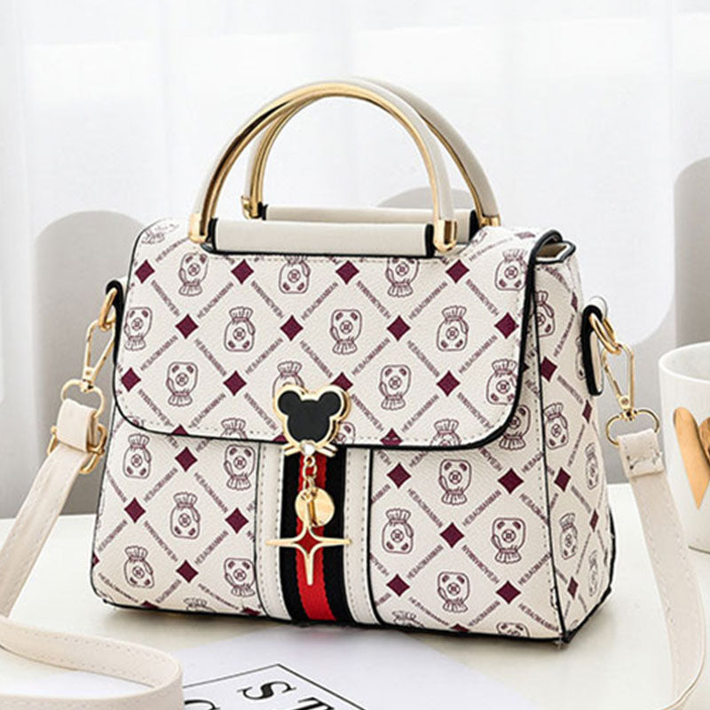 Tote Luxury Designer Handbag Women Handbags Leather New Shoulder Bag Women Printed Monogram Single  4