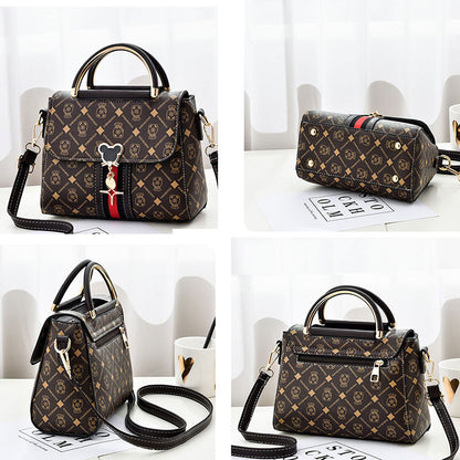 Tote Luxury Designer Handbag Women Handbags Leather New Shoulder Bag Women Printed Monogram Single  2