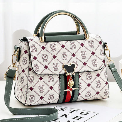Tote Luxury Designer Handbag, Women Handbags Leather, New Shoulder Bag Women, Printed Monogram Single Shoulder Bag
