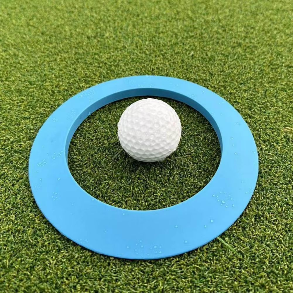 Silicone Golf Putting Ring Indoor Outdoor All-Direction Practice Trainer