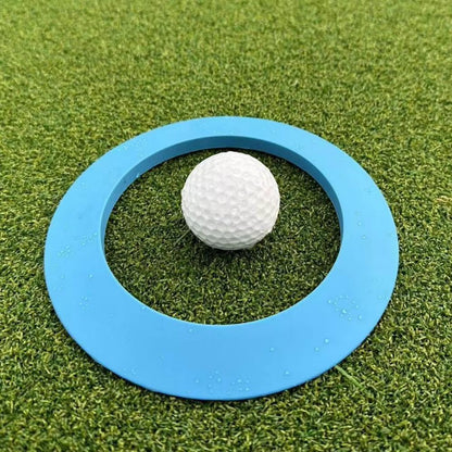 Silicone Golf Putting Ring Indoor Outdoor All-Direction Practice Trainer
