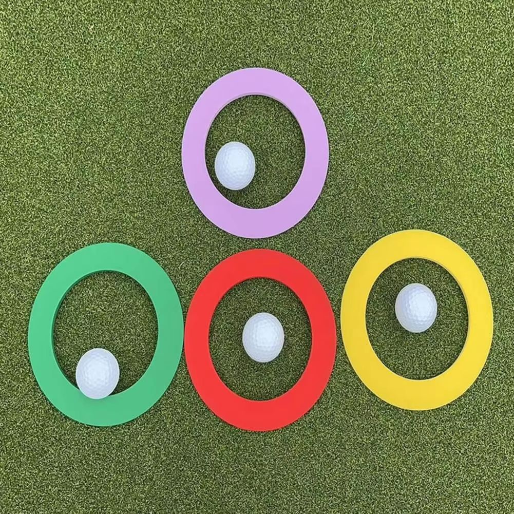 Silicone Golf Putting Ring Indoor Outdoor AllDirection Practice Trainer 3