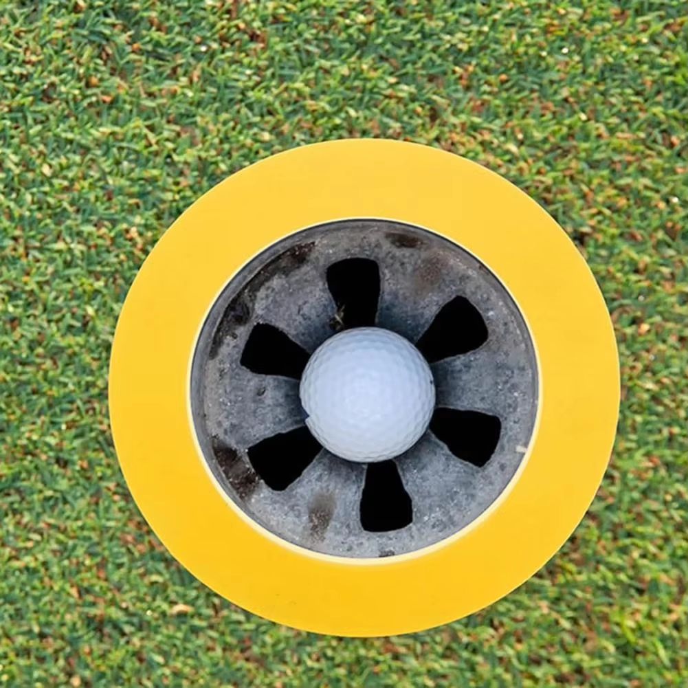 Silicone Golf Putting Ring Indoor Outdoor AllDirection Practice Trainer 4