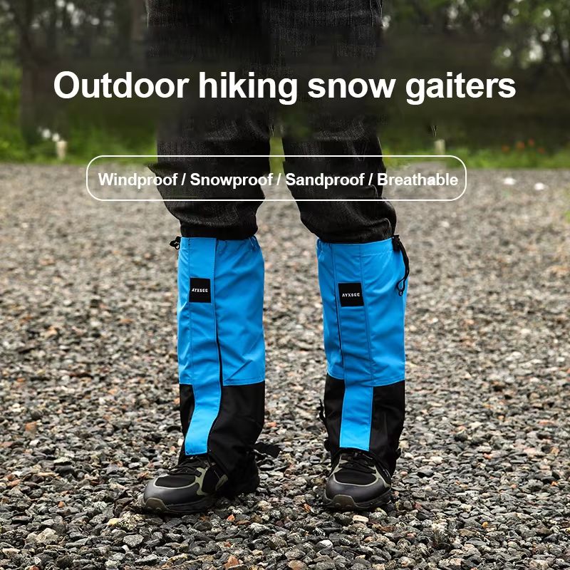 Waterproof LongTube Leg Covers With Elastic Strap For Hiking  Skiing 2